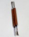 6.5'' Wooden Handle Stain Less Steel Dab Tool