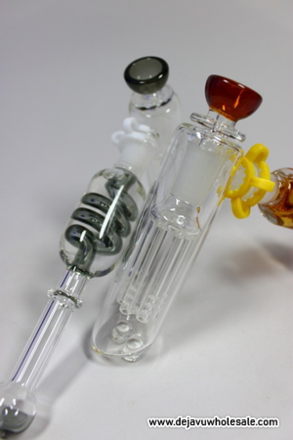 7.5'' 6 Arms Tree Perc With Freezable Coil Hammer Bubbler