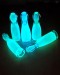 3.25'' Glow In The Dark Bowling Pin Glass Chillum