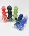 3.5'' Triple Ball Mix Frit Color Chillum