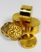 50 mm Gold Plated Tobacco Grinder (4 Part) 