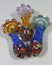 4.5'' Marble Head With Multi color Hand Pipe