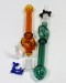 7'' Glass Donut Dab Straw With 10 mm Ceramic Tip