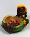 Rasta Guy Holding Ashtray On Hand