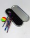 6 pcs set Rainbow Wax Carving Tool Stainless Steal