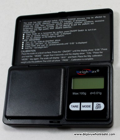 100g x 0.01g Digital Pocket Scale by