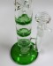 50mm 12'' Triple Dise Perc Water Pipe With Bowl USA