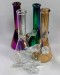 10'' Assorted Color Beaker Base Water Pipe With Down Stem Bowl