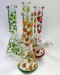 10'' Mix Fruit Decal Beaker Base Water Pipe With Down stem & Bowl