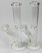 10'' 5mm Thick Clear Straight Tube Glass Water Pipe (Down stem & Bowl)