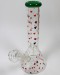 10'' GoG Heart Decal Water Pipe With 14mm Down Stem and Bowl