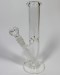 10'' 5mm Thick Clear Straight Tube Glass Water Pipe (Down stem & Bowl)