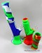 12'' 2 Part Silicone Water Pipe With (DownStem  N Bowl)