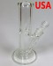 8'' Clear 9mm Thick Glass N Glass Cylinder Water Pipe (Down Stem And Bowl)