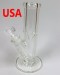 8'' Clear 9mm Thick Glass N Glass Cylinder Water Pipe (Down Stem And Bowl)